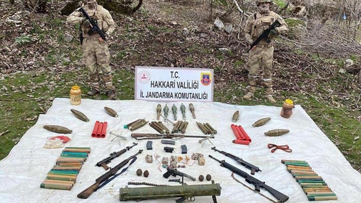 Хаккаридеги "Эрен блокада" операциясында курал-жарактар колго түшүрүлдү