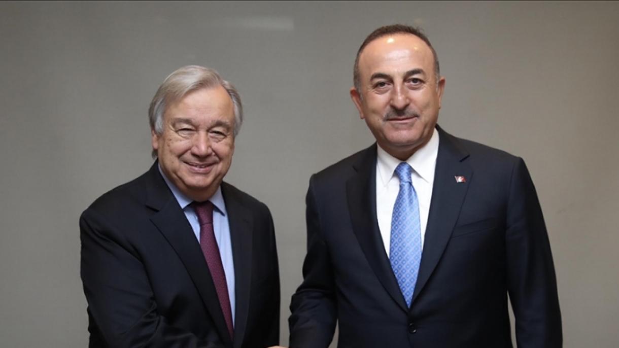 Il ministro Cavusoglu sente al telefono il segretario generale dell’ONU Guterres