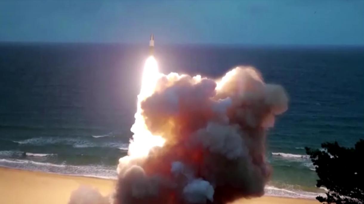 韩国宣布朝鲜发射三枚弹道导弹