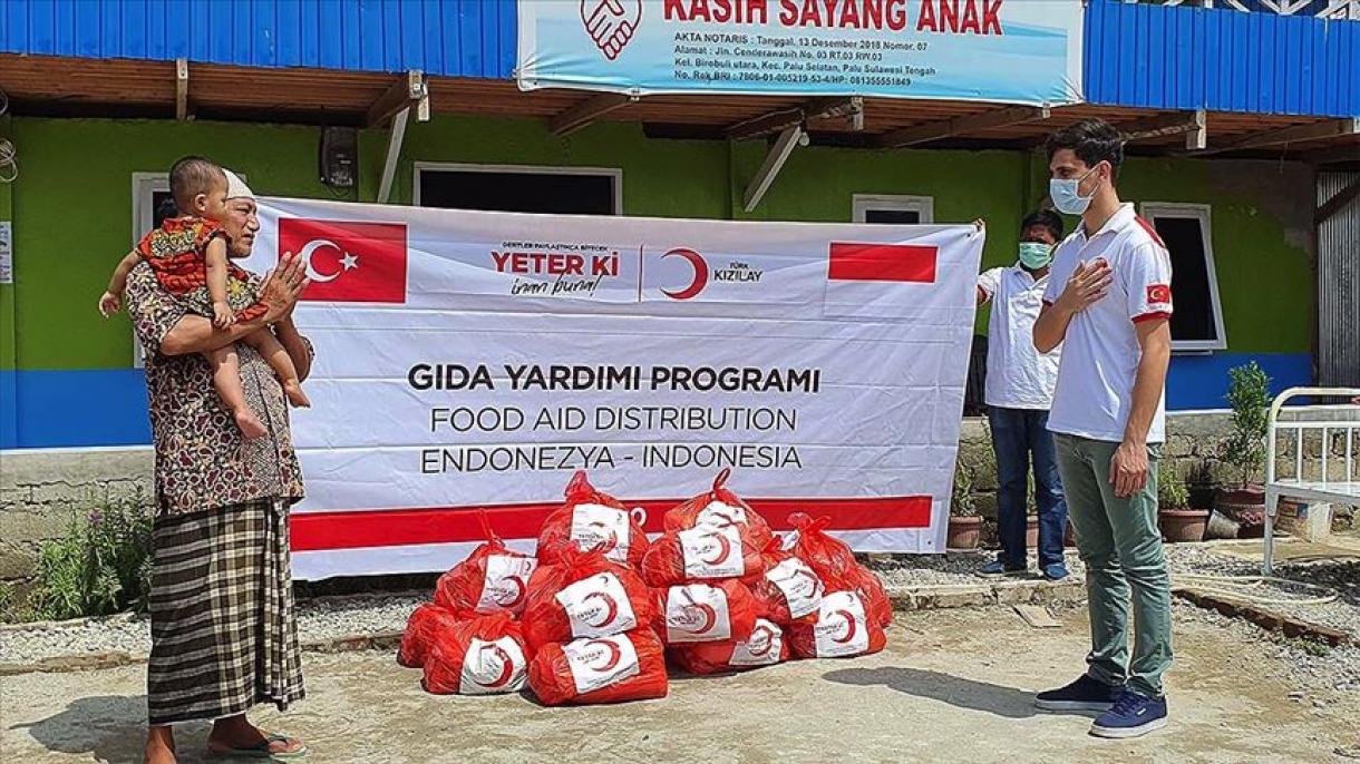 کمکهای بشردوستانه ترکیه به مردم اندونزی