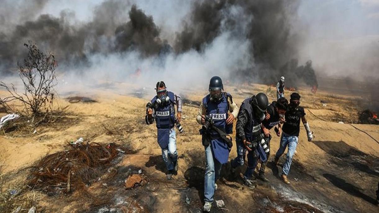 در چند ماه گذشته 84 خبرنگار توسط اسرائیل مجروح شدند