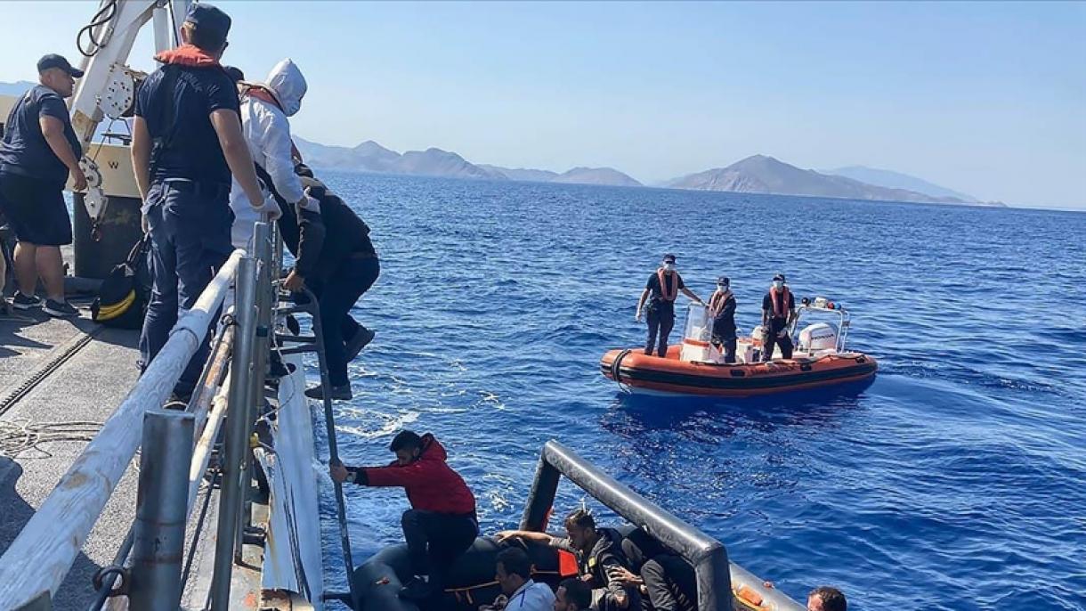 Yunon qirg'oqlari qo'riqchilari tomonidan Turkiyaga  qaytarilgan 77 nafar muhojir qutqarildi