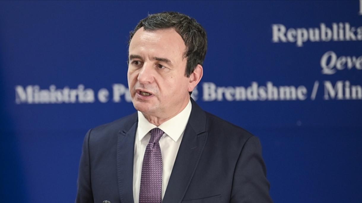 科索沃总理库尔蒂呼吁塞族公民保持冷静