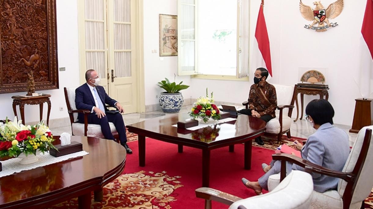 土耳其外长与印尼总统和国防部长会晤