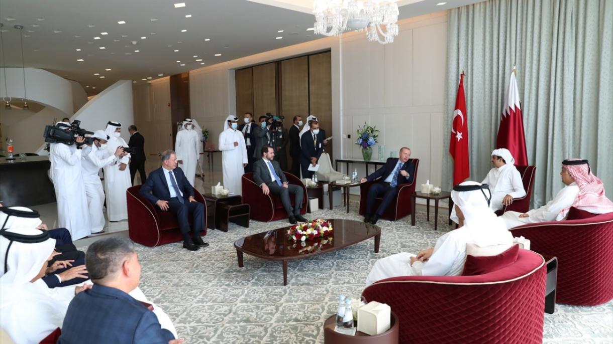 エルドアン大統領、カタール訪問