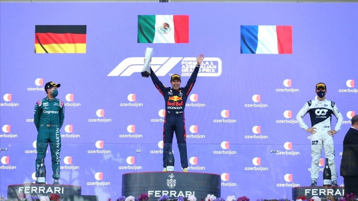 O mexicano Sergio Pérez venceu o Grande Prémio de Fórmula 1 do Azerbaijão