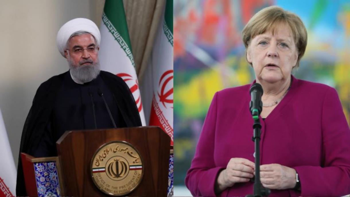 メルケル ドイツ首相とロウハーニー イラン大統領が電話で会談