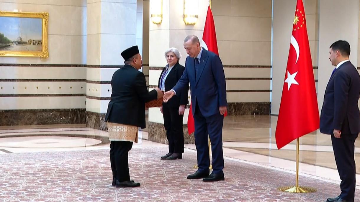 رئیس جمهور اردوغان سفرای سه کشور را به حضور پذیرفت