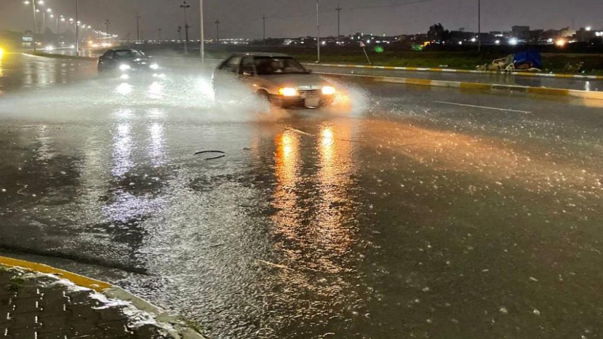 Heves esőzések sújtják az iraki Kirkuk várost
