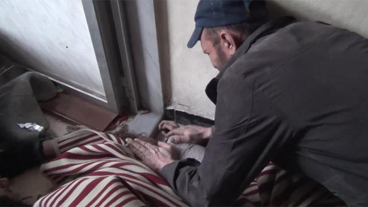 روایت دردناک پدری که دخترش قربانی حمله رژیم اسد به غوطه شرقی شد