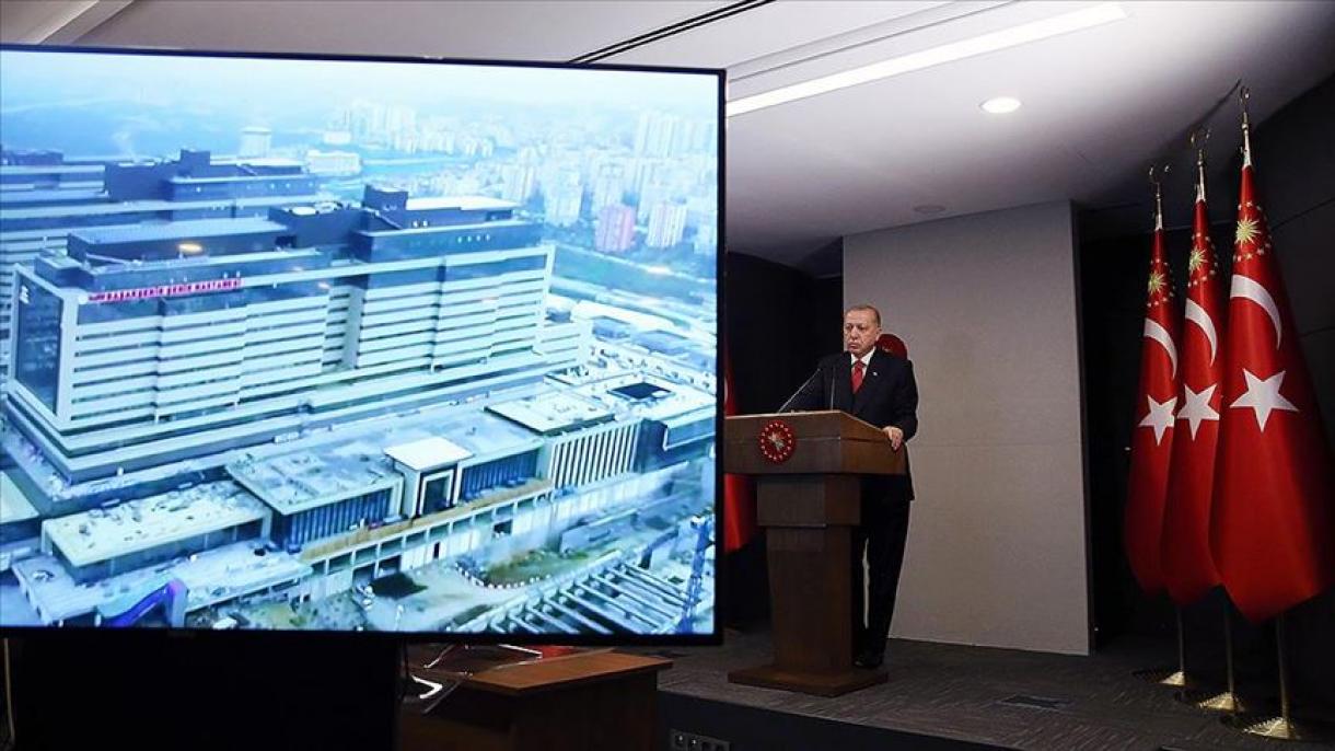 Erdogan  ha inaugurato oggi  ospedale  hub a Istanbul