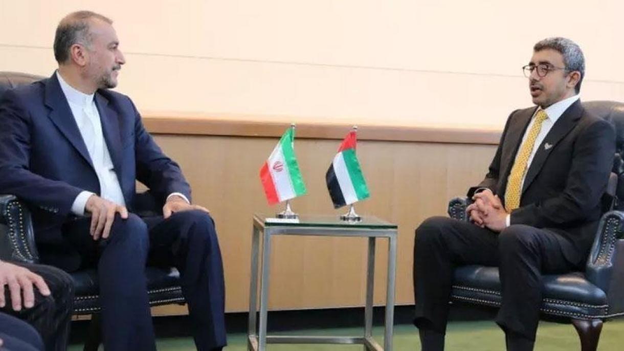 مکالمه تلفنی وزیران خارجه ایران و امارات