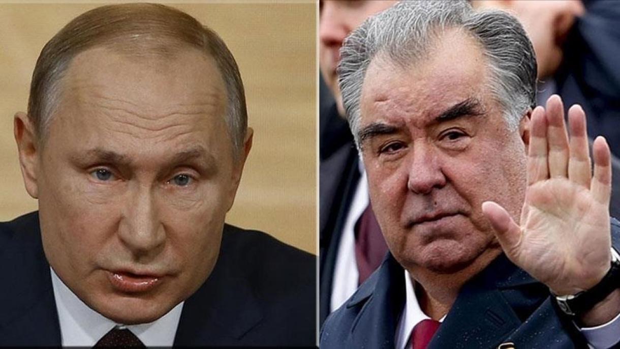 سران تاجیکستان و روسیه پیرامون افغانستان تلفنی گفت‌وگو کردند