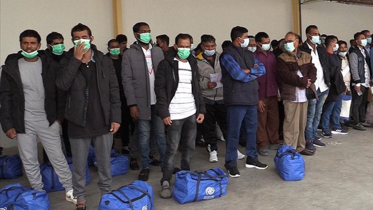 134 مهاجر غیرقانونی در لیبی به کشورهای خود بازگشتند