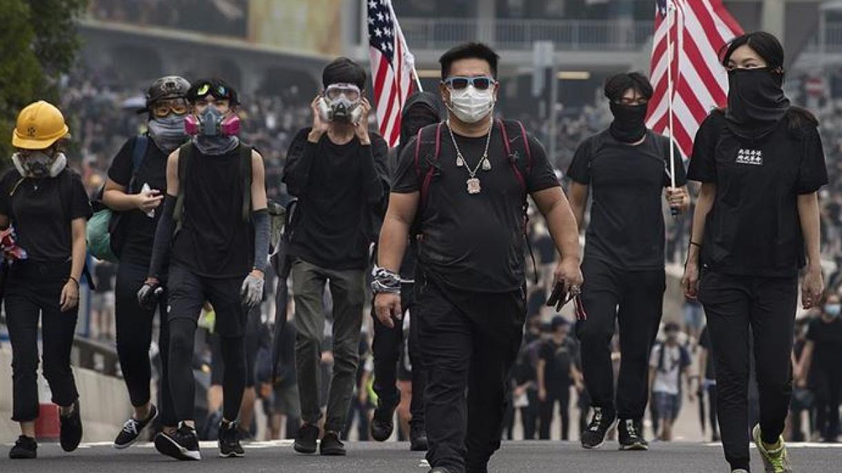 Los EEUU acusa a China por la intervención rotunda contra protestantes en Hong Kong