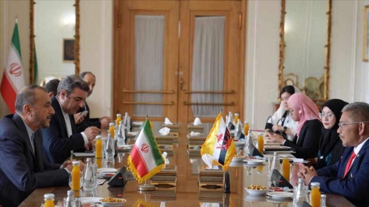دیدار وزرای امور خارجه ایران و برونئی در تهران