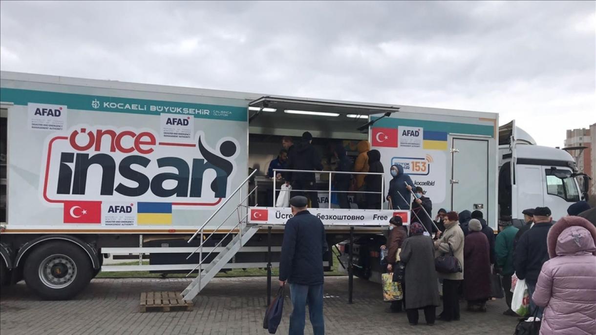 ترکی نے اب تک 67 امدادی ٹرک یوکرین روانہ کیے ہیں:آفاد