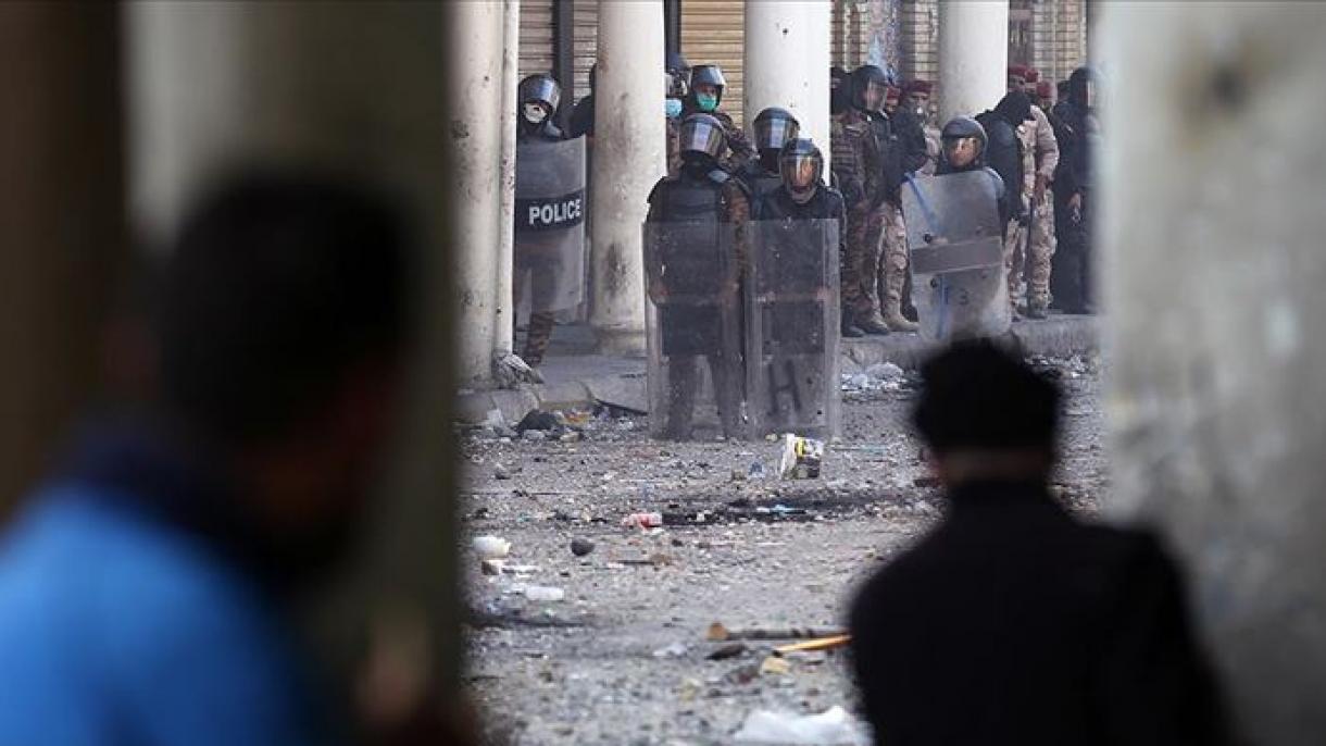 عراق:مظاہرین نے تیسری بار ایرانی قونصل خانے کو نذر آتش کردیا