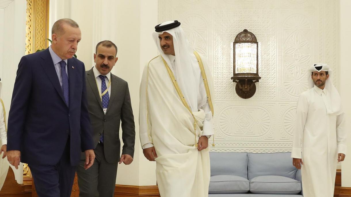 Erdogan è in visita ufficiale in Qatar
