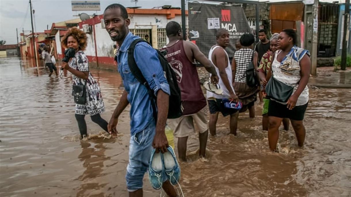 Lluvias torrenciales en Angola