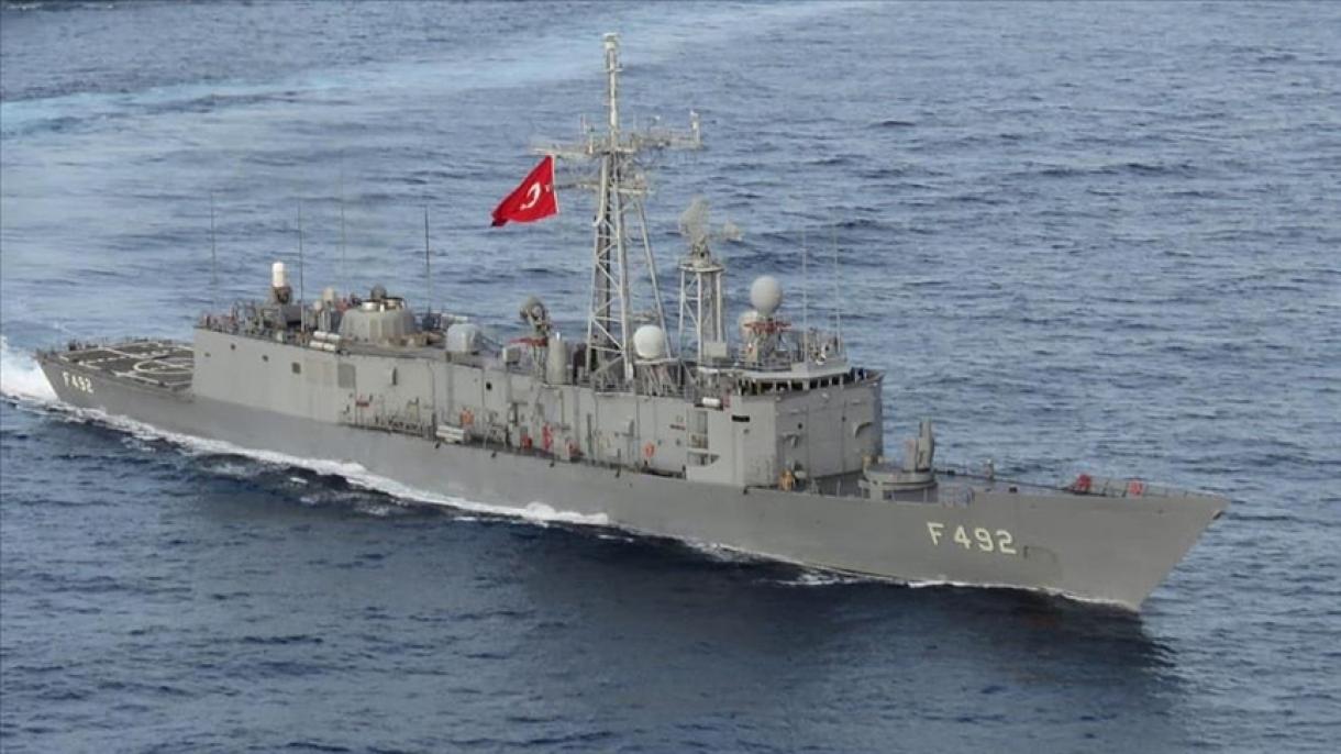 برنامه آموزشی عبور موقت کشتی های جنگی تورکیه و آمریکا در مدیترانه شرقی