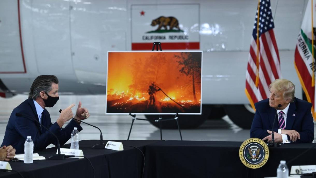 Trump visita el estado de California azotado por los incendios forestales