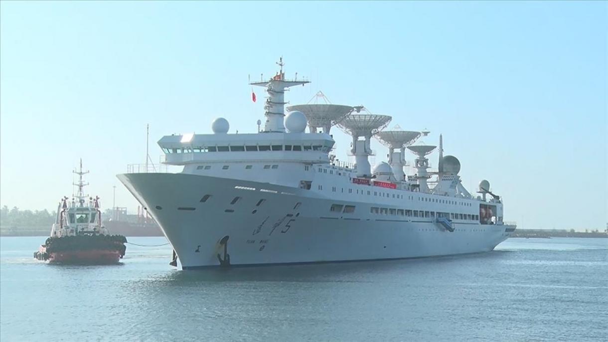 چین کا تحقیقی بحری جہاز سری لنکا کی بندرگاہ پر لنگر انداز ہو گیا
