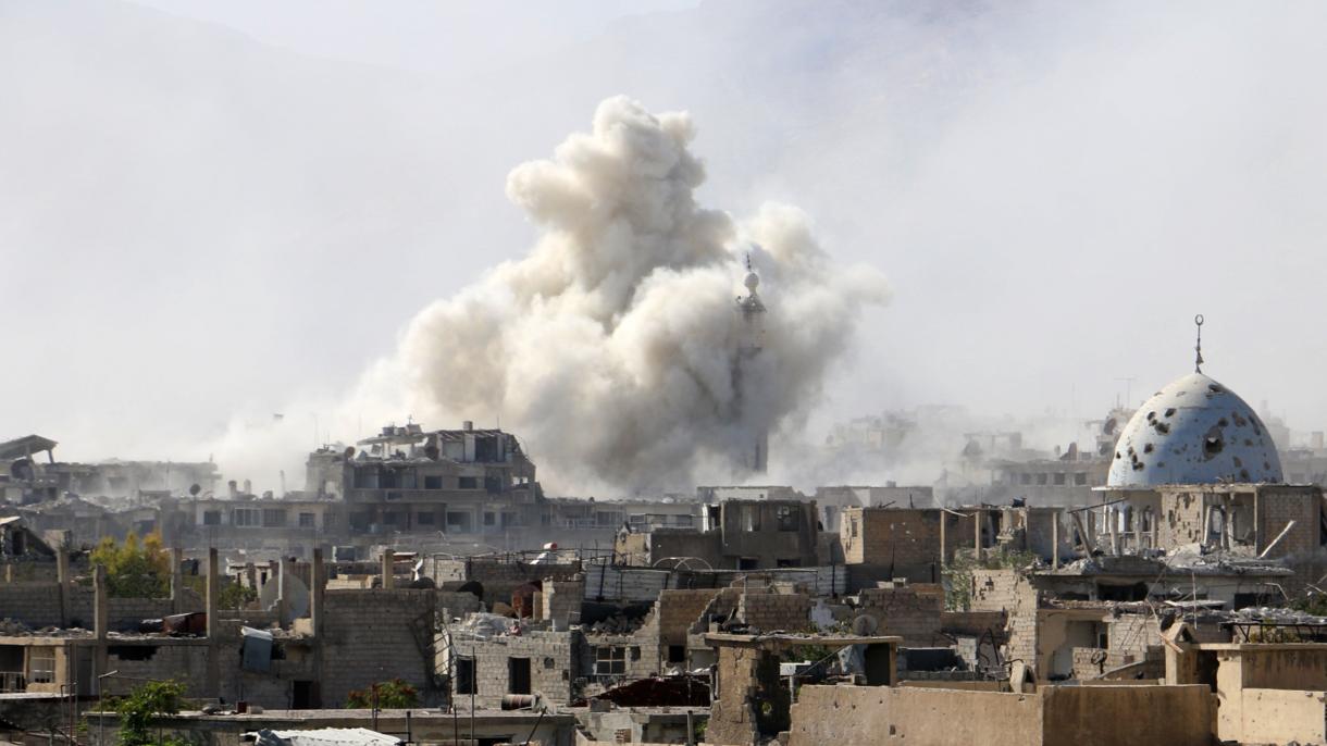 ادامه حملات رژیم اسد به مناطق عاری از درگیری در دمشق