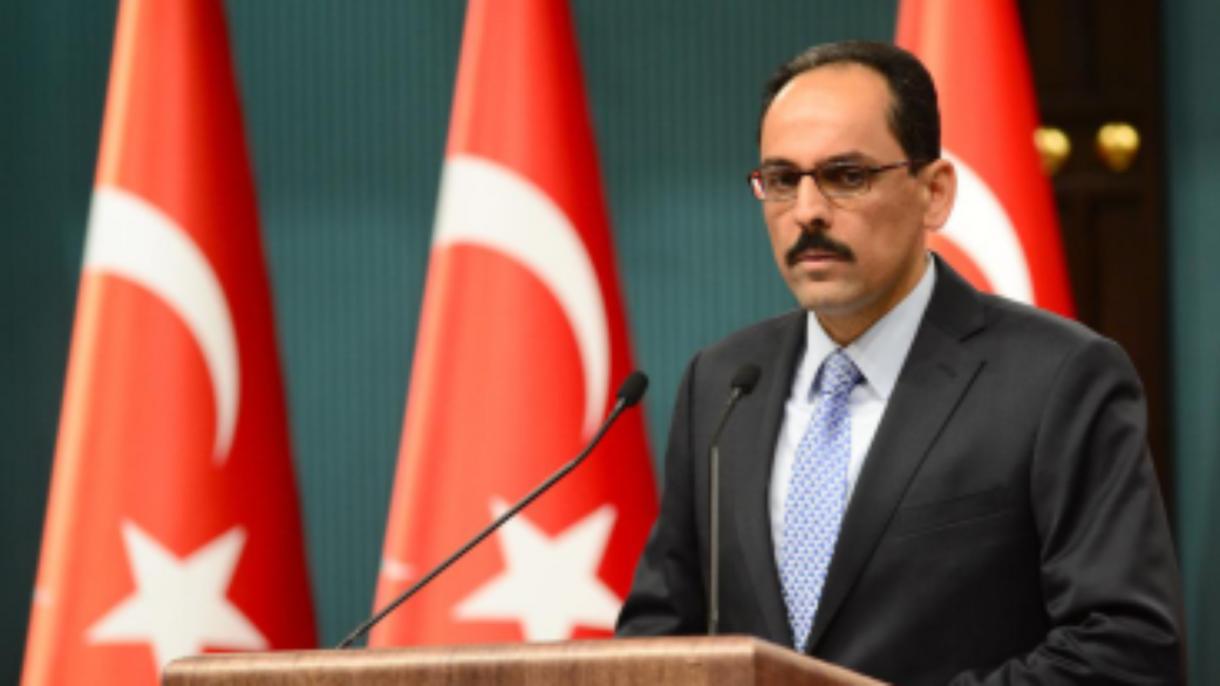 İbrahim Kalın cayğa salınu barışnı bäyäläde