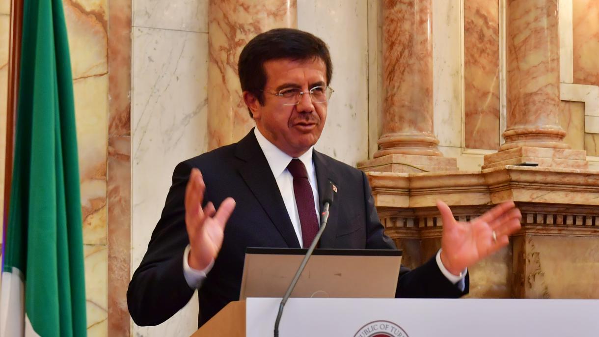 Turkiya Iqtisodiyot vaziri Nihat Zeybekchi Irlandiyada...