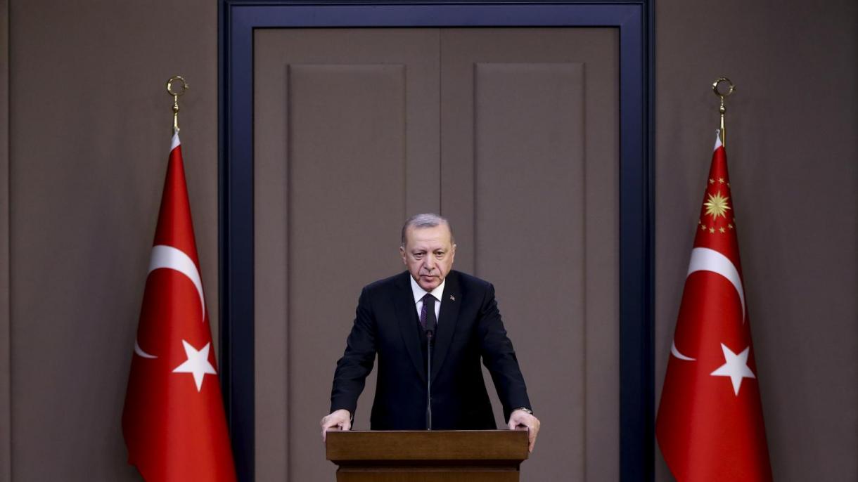 Президент Р. Т. Эрдоган  коронавирус тууралуу билдирүү жарыялады
