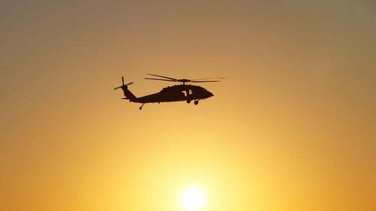 俄罗斯一架军用直升机坠机