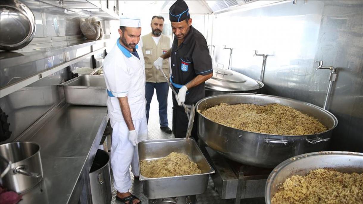 کمک غذایی انجمن «بشیر» ترکیه به آوارگان در سوریه