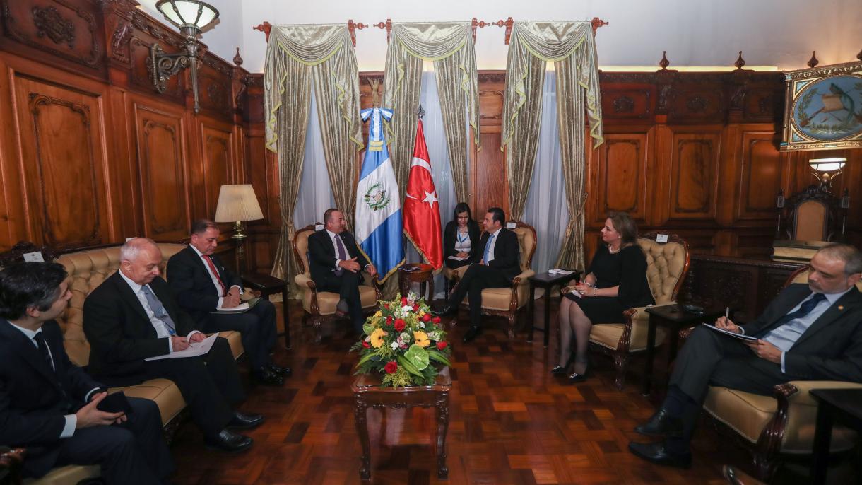 گفتگوهای وزیر امور خارجه تورکیه در گواتیمالا