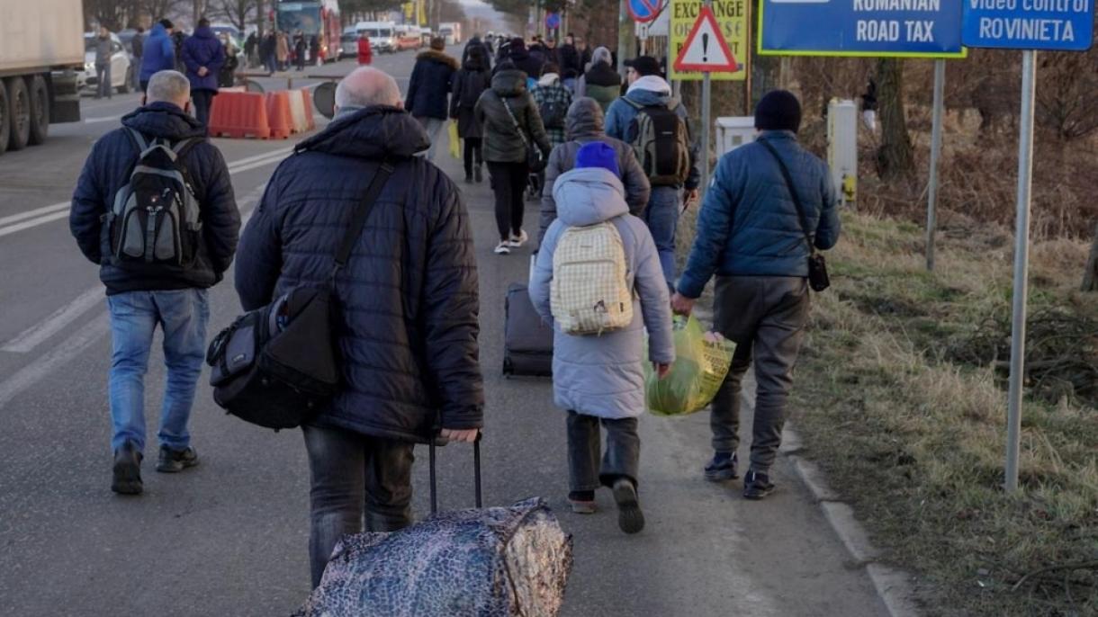 Polşa və Rumıniyaya daxil olan ukraynalı qaçqın sayı