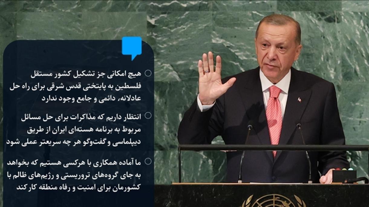 متن سخنرانی اردوغان در مجمع عمومی سازمان ملل متحد