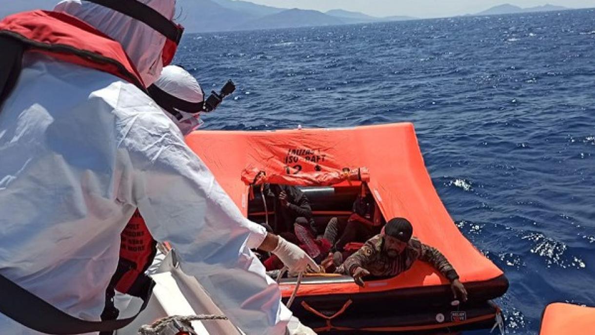 Спасени са 64 имигранти от лодки край Айвалък и Дикили