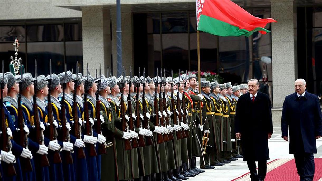 Prezident Rəcəb Tayyib Ərdoğan, belarusun paytaxtı Minskdə sǝfǝrdǝ