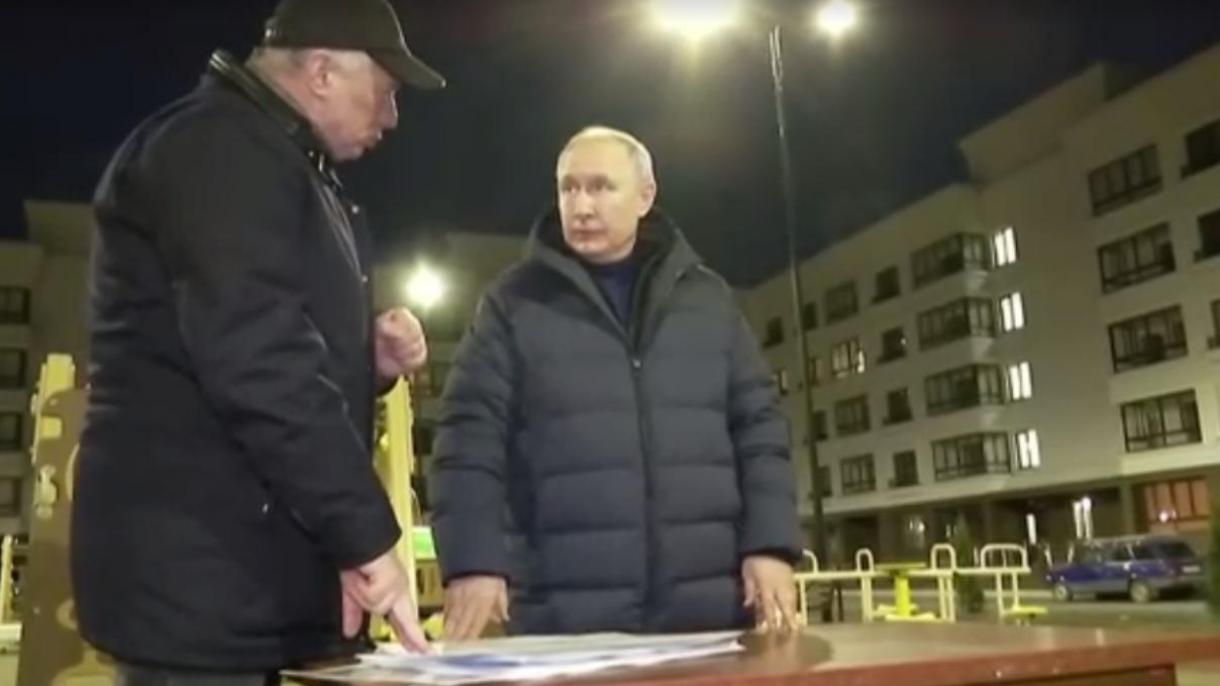Putin Mariupol'dä buldı