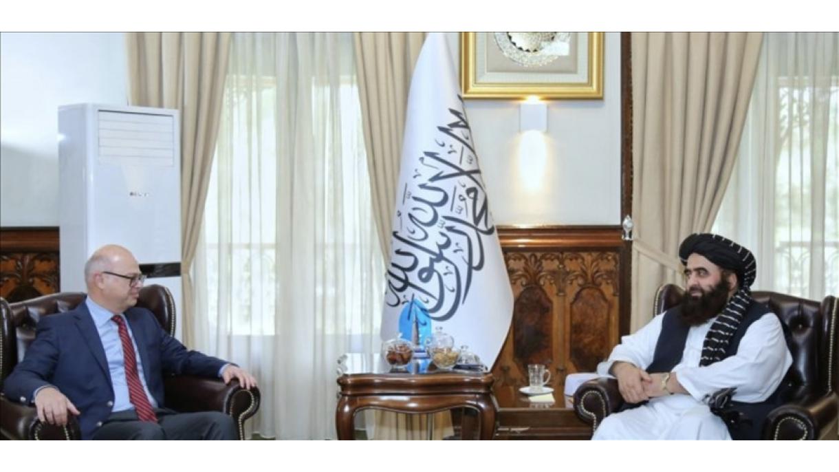 سفیر ترکیه در افغانستان با سرپرست وزارت خارجه طالبان دیدار کرد