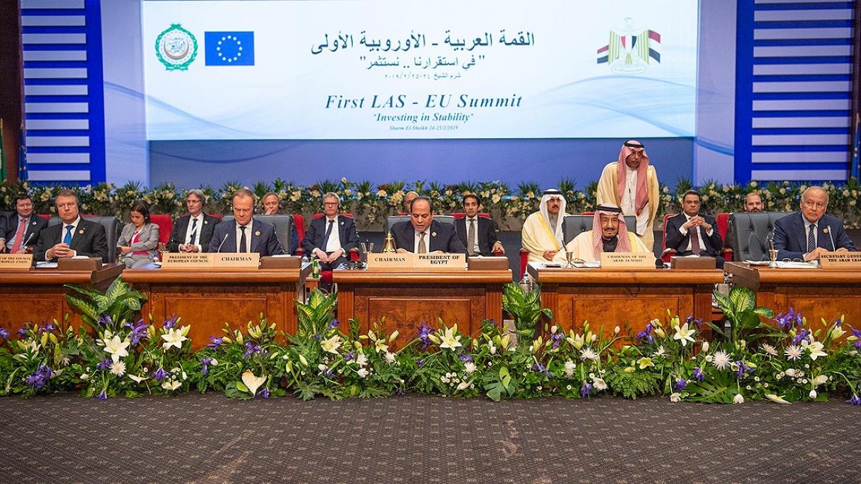 سعودی فرمانروا کا یورپی یونین۔ عرب لیگ سربراہی اجلاس سے خطاب