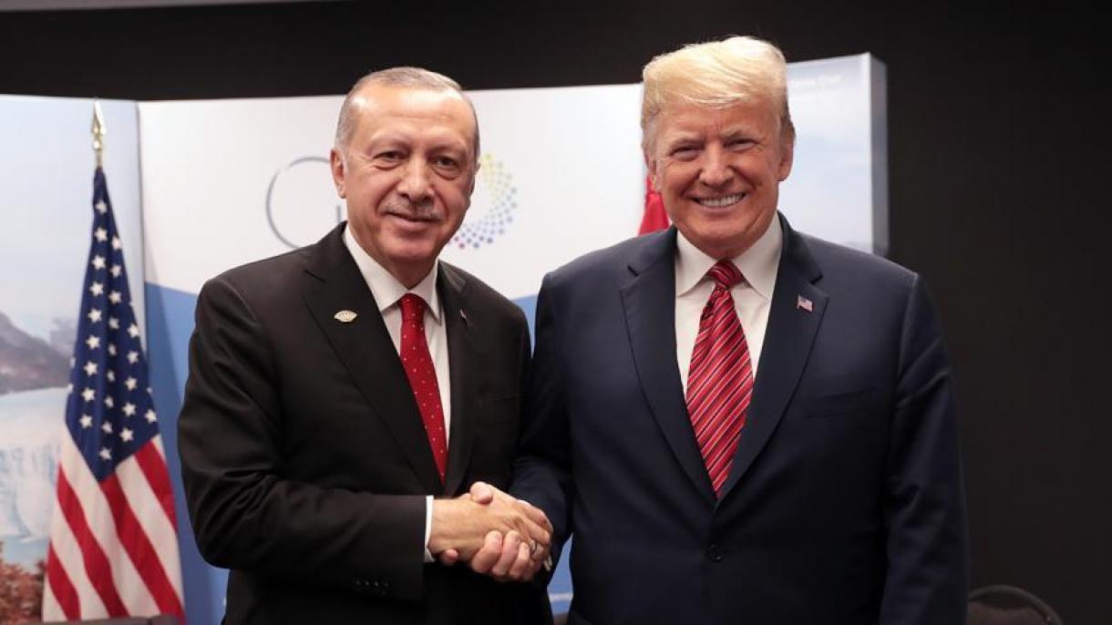 Rǝcǝb Tayyib Ərdoğan vǝ Donald Tramp arasında görüş olub