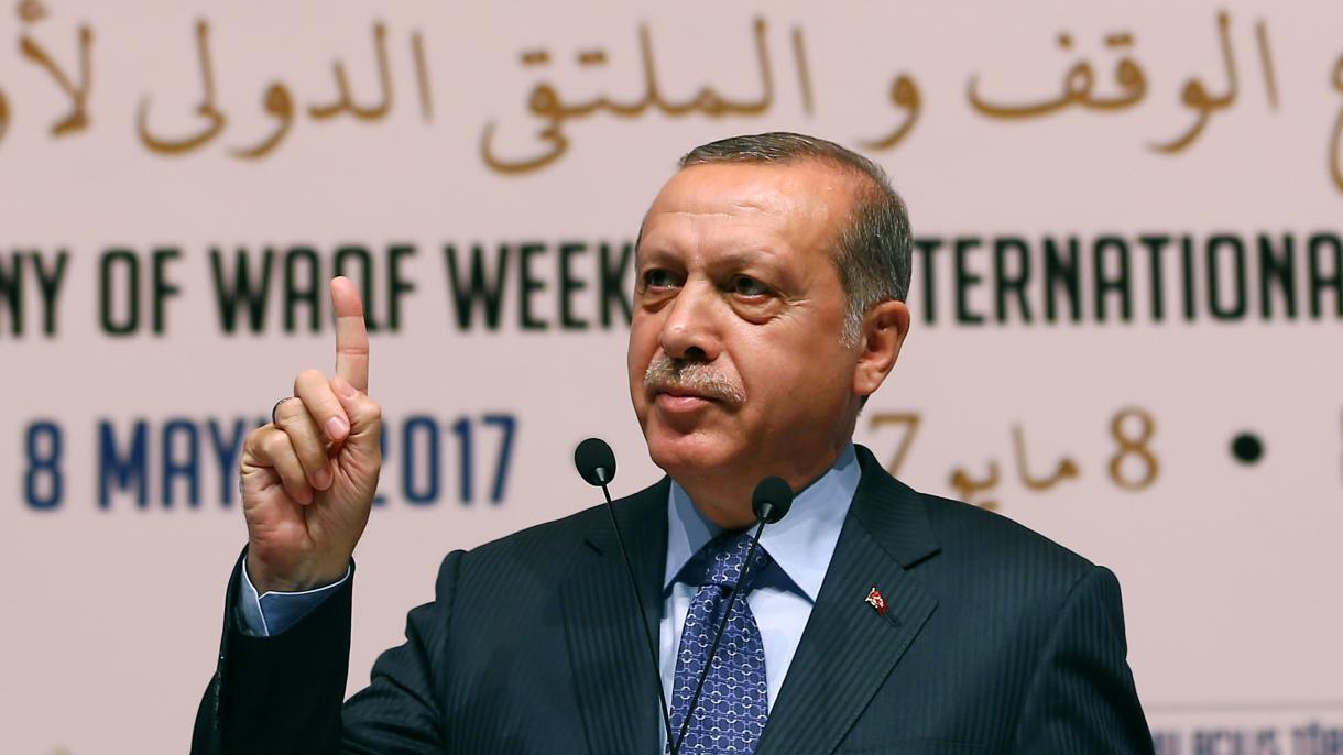 Prezident Erdog’an  Xalqaro Quddus sharif jamg‘armasi forumining ochilishida ma’ruza qildi.