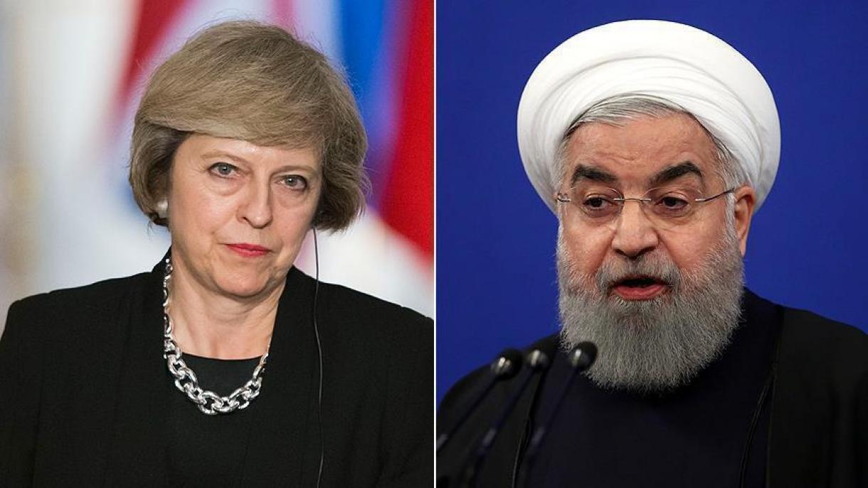 گفتگوی تیلفونی رئیس جمهور ایران با نخست وزیر انگلستان