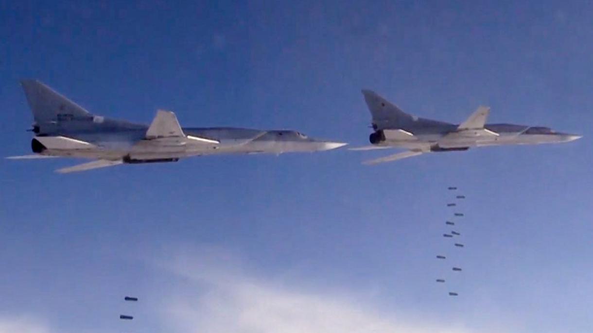 俄国超音速轰炸机轰炸达伊沙目标