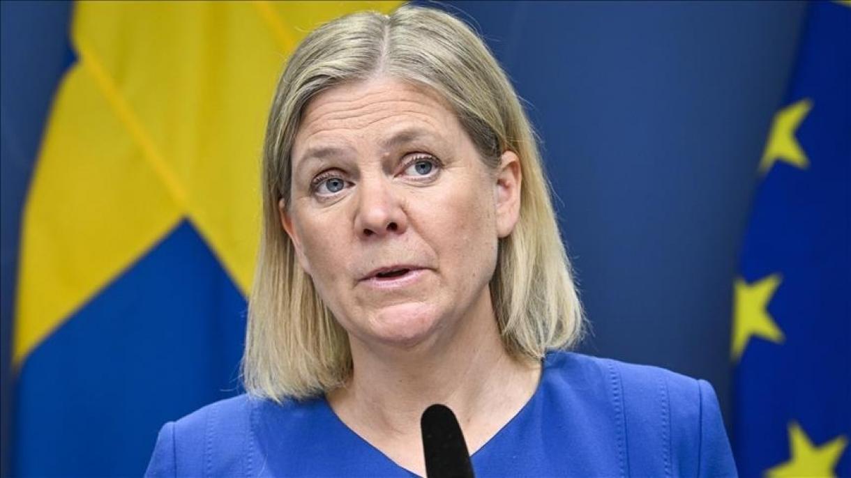سویدن باش وزیری تورکیه بیلن مذاکره لرگه دوام ایته جکلرینی تیلگه آلدی
