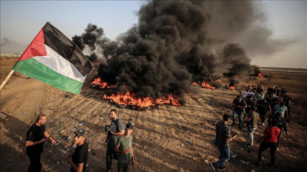 حمله اسرائیل به یک برج دیده‌بانی نظامی در غزه