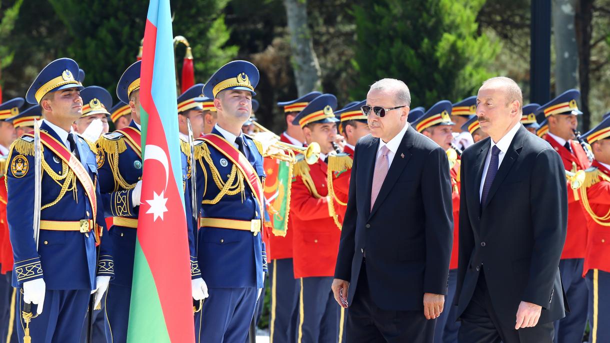 رجب طیب اردوغان در آذربایجان بسر می برد