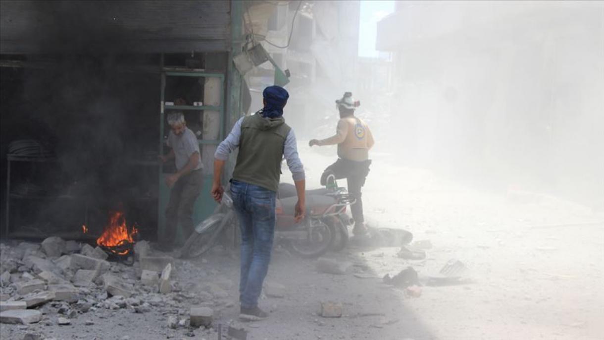 Assad continua a bombardear Idlib por terra e ar