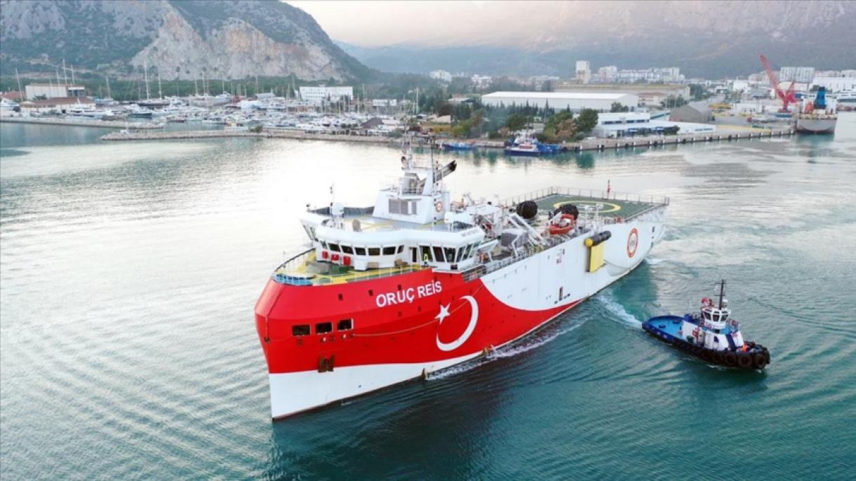 Турския кораб „Оруч Реис“ отново отплава за дейности в Средизомно море